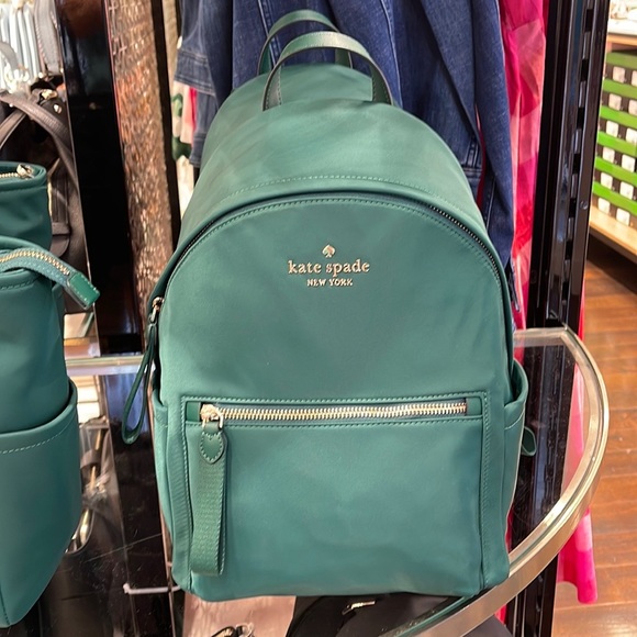 Kate Spade Chelsea Nylon Medium Backpack
Deep Jade
NWT - Picture 2 of 16